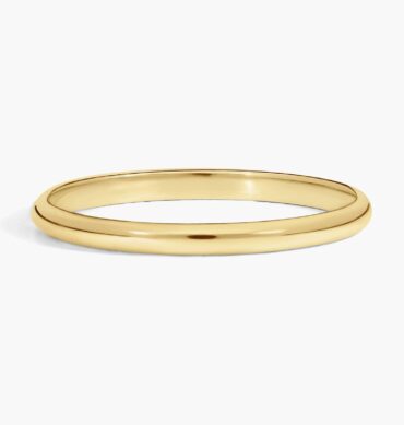 Classic Wedding Ring in 14k Yellow Gold (2mm)